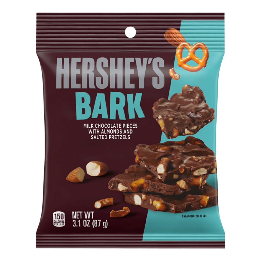 Hersheys Bark Milk Chocolate Pieces with Almond an