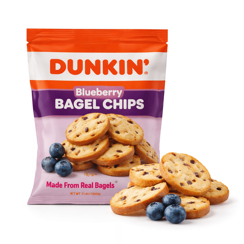 dunkin blueberry bagel