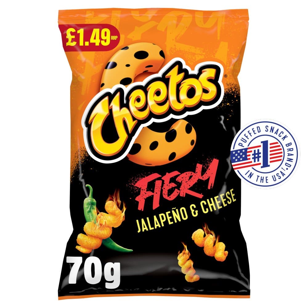 Cheetos Fiery Jalapeno Cheese