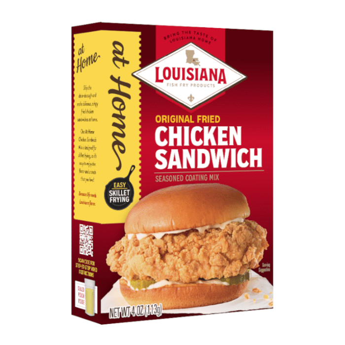 louisiana chickem sammich 4oz